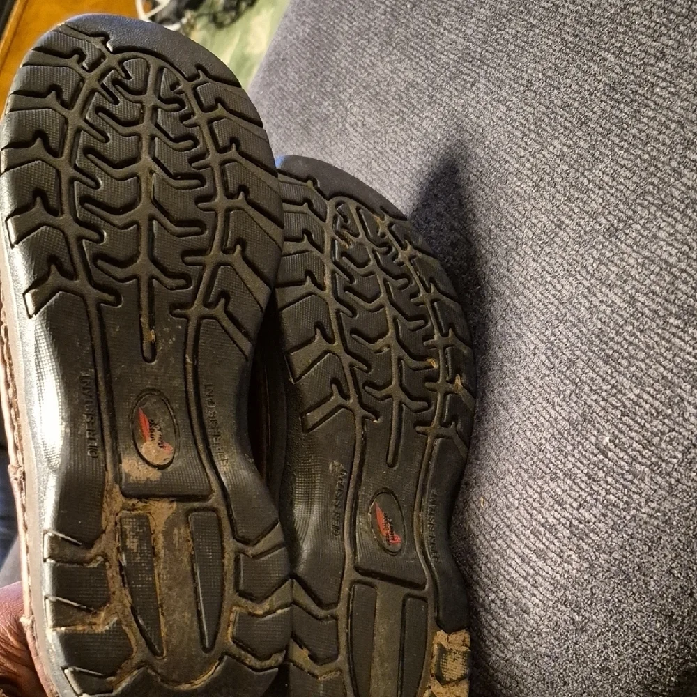 RedWing Shoes Dark Brown Leather Oxfords